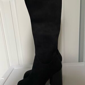 Steve Madden Black Heeled Boots